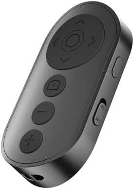 Wireless Camera Remote Control with Zoom for iPhone & Android, Bluetooth Camera Remote Shutter with Front/Rear Camera Switch for Photo & Video, Smartphone Bluetooth Clicker for TikTok. by Voinap
