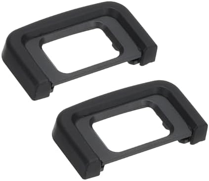 PATIKIL DK-25 Viewfinder Eyepiece Eyecup, 2 Pack Camera Eye Cup Protector for Nikon D3500 D3400 D3300 D3200 D5300 D5500 D5600 Digital Camera Block Flare Scratch Resistance, Black by PATIKIL