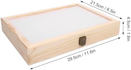 Film Cassette Display Case, 30 Slots Solid Wood Storage Box Dust Proof for 35mm 135 Film Cassette, Minimalist Desktop Cassettes Collection Display - Image 5