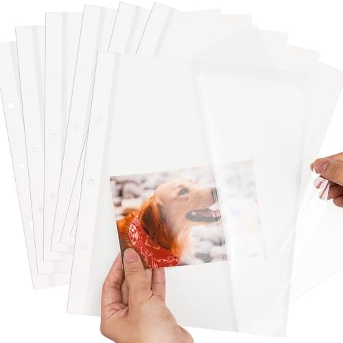 9x11 Self-Adhesive Photo Album Refill Pages, 3-Ring, 200 Pages - Image 2