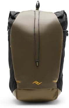 Peak Design Outdoor Backpack 25L, Kelp, Compact and Lightweight Frameless Daypack, Ultra Cinch Roll-Top Design, Ideal for Day Hikes, Camera Carry and Commuting, Versatile Backpack for Men and Women by PeakDesign