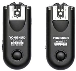 Yongnuo Upgrade RF-603 II C1 Flash Trigger/Wireless Shutter Release Transceiver Kit for Canon Rebel 300D/350D/400D/450D/500D/550D/1000D Series by YONGNUO