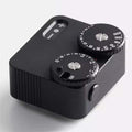Light Meter for Cameras, Real-time Metering Tool, 2 Dial to Adjust Aperture and Shutter Speed 23 Gears, 45° Light Metering, with Adjustable Cold Shoe Mount (Black) by Unknown
