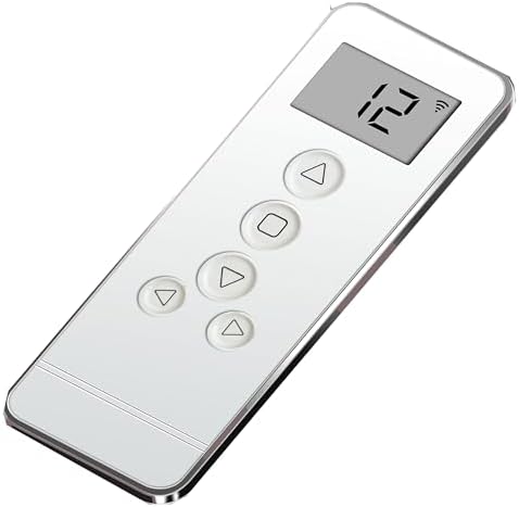 14 Channel RF Remote Control for Roller Shades – Compatible with ERB25/EY2512 Motorized Blinds Systems, Individual & Group Control, Replace Lost or Broken Remote for RF Tubular Motors (Not Universal) by Rollerhouses