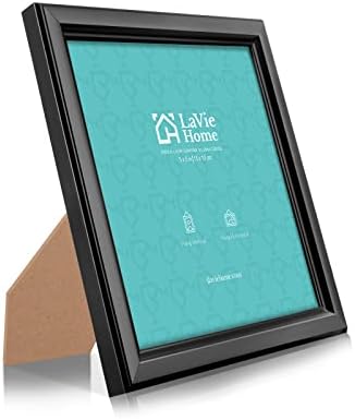 LaVie Home 5x5 Picture Frames (12 Pack, Black) Simple Designed Photo Frame with High Definition Glass for Wall Mount & Table Top Display, Set of 12 Classic Collection - Image 2