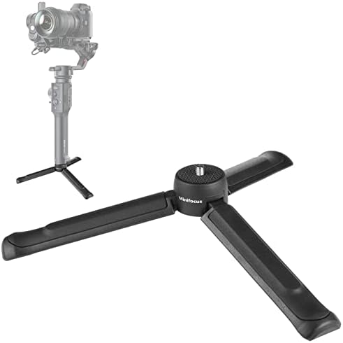 MINIFOCUS Camera Tripod, Desktop Tabletop Stand Compact Tripod with 1/4" Screw, Phone Tripod Stand for Gimbal Stabilizer Webcam Phone Holder Selfie Stick and All DSLR Cameras by MINIFOCUS