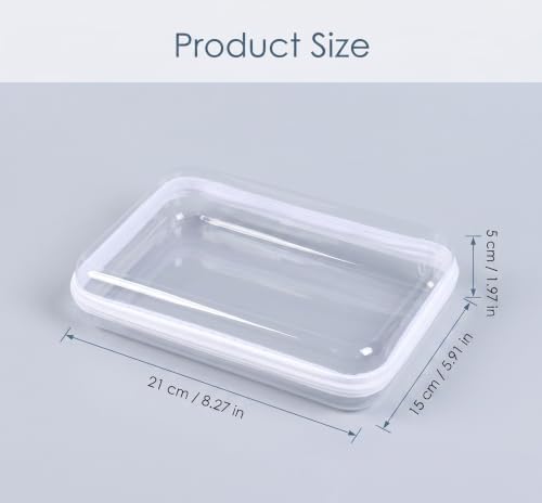 Photo Box 3 Pack, Clear Plastic Photo Storage Box with Lids for Prints, Picture Storage Containers for Home Albums, Cards, Crafts, Keepsakes, Scrapbooking, Closet Shelf and Memory Sorting Kit - Image 7