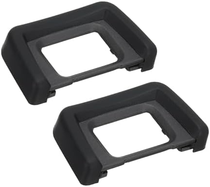 PATIKIL DK-24 Viewfinder Eyepiece Eyecup, 2 Pack Camera Eye Cup Protector for Nikon D5000 D5100 D3000 D3100 Digital Camera Block Flare Scratch Resistance, Black by PATIKIL