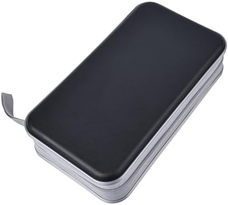 alavisxf xx CD Case, 96 Capacity Hard Plastic Organizer Wallet for Car - Image 5