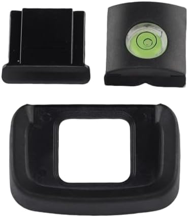 Qiilu 3 in 1 Eyecup Hot Shoe Cover Bubble Level Set Replacement for Z50 - Image 4