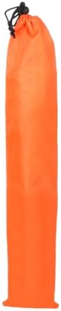 24 x 5 Inch Tripod Monopod Case Bag, Oxford Cloth Foldable Tripod Carrying Case Bag with Drawstring, Fits Speaker/Light Stand/Studio/Outdoor/Travel/Camping, Orange by Unknown