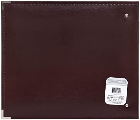 We R Memory Keepers 12x12 Photo Album Cinnamon Protect Memories & Photos, Acid-free Faux Leather, Snag-free Rings, Includes 5 Page Protectors, Scrapbooking - Image 3