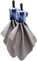 SPUDZ Classic Microfiber Lens Cleaner – Clip-On Pouch, Washable – for Binoculars, Scopes, Glasses, Screens | Classic | Cat, 6 x 6 Inch (2-Pack) by SPUDZ