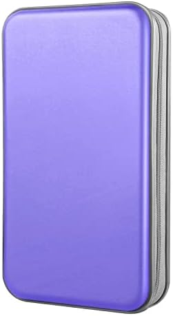 96‑Capacity Hard Plastic CD/DVD Binder for Car, Home & Travel by Bivisen
