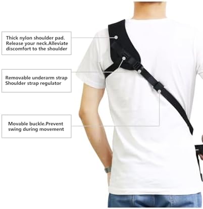 PULUZ Camera Shoulder Strap with Quick Release and Anti-Slip Soft Pad, Adjustable Camera Sling Strap for Photographers - Image 4