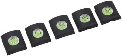 5pcs Camera Hot Shoe Cover with Bubble Level Universal Spirit Level Hot Shoe Cap Ideal for Multiple Camera Brands Such As Used in Blind Architectural and Landscape - Image 3