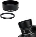 RF 50mm Lens Hood & UV Filter for Canon RF 50mm f/1.8 STM Lens, Reversible by JJC