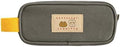 Monolike Unmatched Friends Butter Pencil Case, Gray - Structured Square Desk Organizer, Large Capacity Aesthetic Stationery Pouch & Makeup Brush Bag by Onlythingsilike