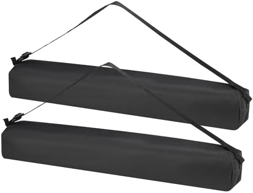 PATIKIL 27.56"x3.54" Tripod Carrying Case, 2Pack Oxford Cloth Padded Tripod Bag with Handles for Light Stands Tripod Photography Accessories, Black by PATIKIL