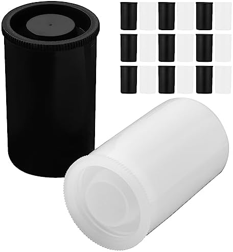 UKCOCO 35mm Film Canisters with Caps, 20pcs Empty Camera Reel Storage Containers Plastic Small Accessories Case for Storing Camera Films by UKCOCO%EF%BC%9ALightupabetterhome