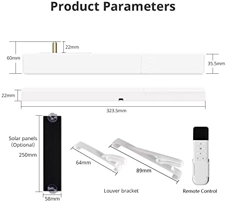 Blindsmart Plantation Shutter Smart Electric Motor - Automatic Opener for Interior Windows (Bluetooth Version, Only Motor) - Image 6