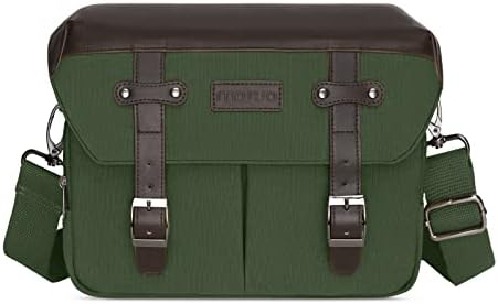 MOSISO Camera Case Crossbody Shoulder Messenger Photography Bag, Army Green by MOSISO