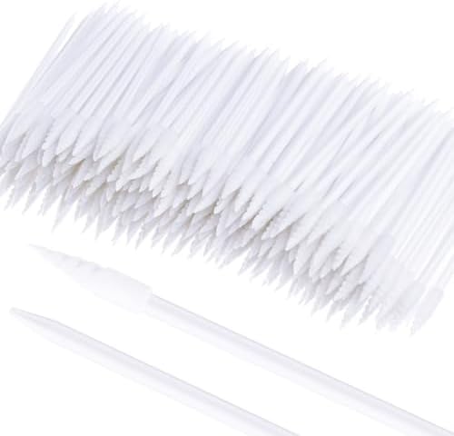 Chinco 200 Pcs Cleaning Swabs 2.56'' Sponge Tip Swabs Sticks White by Chinco