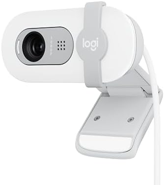 Logitech Brio 100 Full HD 1080p Webcam for Streaming and Meetings - White by Unknown