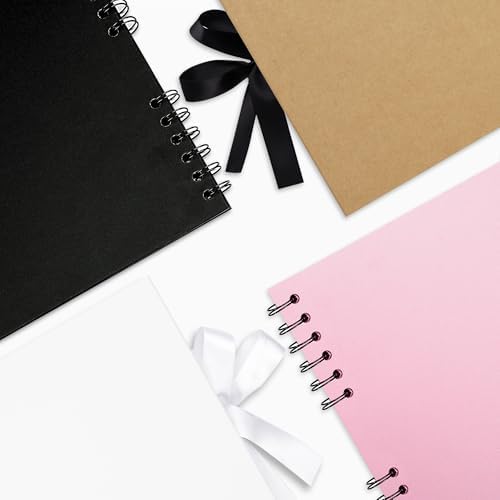 Scrapbook Photo Album DIY 12x12 Inch Thick Kraft 80 Pages White - Image 6