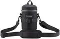 Camera Lens Case Lens Bag Compatible (4.13" x 7.28"(Nylon, Black)) by XAMOREST