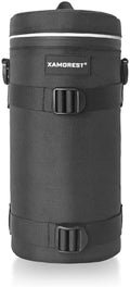 Camera Lens Case Lens Bag Compatible (5.51" x 14.56"(Nylon, Black)) by XAMOREST