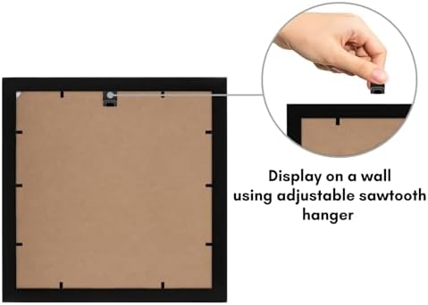 Americanflat 11x11 Picture Frame - Engineered Wood - Black - Image 5