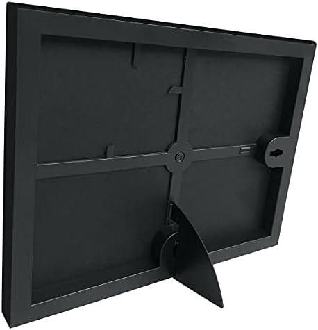 Americanflat Front Loading 8x10 Picture Frame with Shatter-Resistant Glass - Set of 6 - Metropolitan Collection - Photo Frame for Tabletop and Wall Display - Black - Image 6