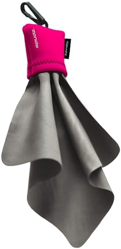 SPUDZ Classic Microfiber Lens Cleaner – Clip-On Pouch, Washable – for Binoculars, Scopes, Glasses, Screens | Classic | Pink, 6 x 6 Inch (2-Pack) - Image 6