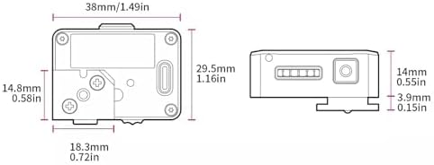 TsoLay Camera Light Meter, Film Camera Exposure Meter with OLED Screen, 30° Average Metering, Cold Shoe Mount, Adjust ISO, Aperture and Shutter Speed Photography, for Vintage Cameras - Image 5