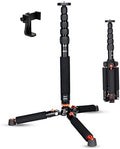Koolehaoda 69" Camera Monopod with Removable Tripod Base, 6 Sections-Black by Koolehaoda