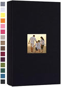 potricher Photo Album 4x6 Pictures, 300 Pockets, Linen Cover, Black by potricher