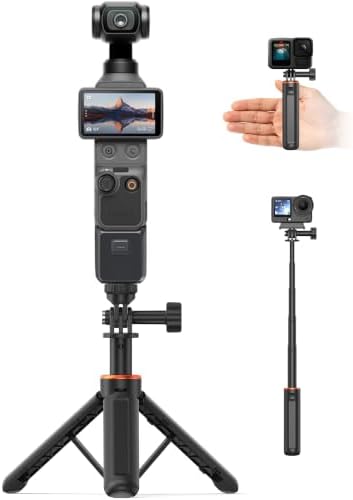 14" Mini Camera Tripod Stand, for DJI Osmo Pocket 4P/4/3/2, All GoPro by Unknown