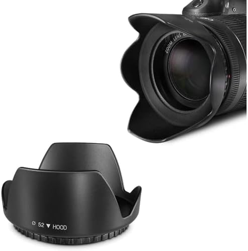 MOSTOS ; Brings Superior® || 52mm Hood for Sony Alpha a6600 a6500 a6400 a6300 a6000 a6100 a5100 a5000, Sigma E-Mount 30mm F1.4 Lens & Other 52mm Filter Thread Lenses by MOSTOSBringsSuperior%C2%AE