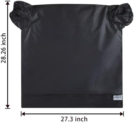 Darkroom Equipment Oversize Film Changing Bag Camera Dedicated Film Developing Darkroom Zipper Bag Double Layer Load Photography 27.3X28.26'' Photography Accessories (L) - Image 3