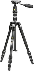 Vanguard VEO3T204ABP Aluminum Travel Tripod with Ball Head, Removeable Pan Handle, and Quick Shoe with Built-in Smartphone Holder by Vanguard