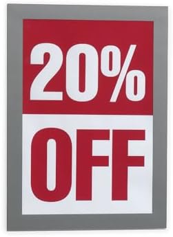 Durable Duraframe Sign Holder, Self-Adhesive, Silver, Half-Letter, 2 Pack by DURABLEOfficeProducts