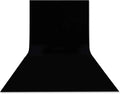HEMMOTOP Black Backdrop, 10x12ft, Seamless Photography Background Screen | Polyester Fabric Cloth, Non Reflective, Seamless, Ideal for Photoshoot, Video Recording, Studio, Birthday, Wedding Party by Hemmotop