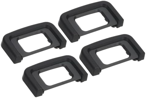 PATIKIL DK-25 Viewfinder Eyepiece Eyecup, 4 Pack Camera Eye Cup Protector for Nikon D3500 D3400 D3300 D3200 D5300 D5500 D5600 Digital Camera Block Flare Scratch Resistance, Black by PATIKIL