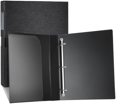 Affrolling 1 Pack Acid Free Film Protector Storage Box 3 Ring Negative Binder Preservers Portfolio Folder for Artwork Folder for 120 Film and 135 35 mm Negative by Affrolling