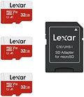 Lexar E-Series 32GB Micro SD Card 3 PK microSDHC UHS-I Flash Memory Card by Lexar