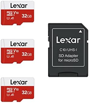 Lexar E-Series 32GB Micro SD Card 3 PK microSDHC UHS-I Flash Memory Card by Lexar