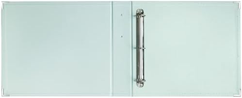 We R Memory Keepers 12x12 Photo Album - Faux Leather with 5 Page Protectors and Spine Label - Snag-Free D-Ring Scrapbooking Memory Album, Acid-Free, Mint - Image 3