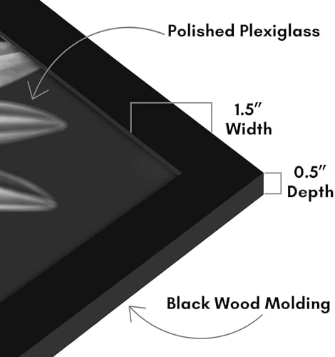 Americanflat 26x39 Poster Frame - Engineered Wood - Black - Image 3