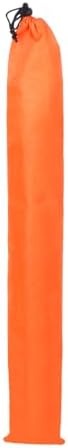 31.5 x 5 Inch Tripod Monopod Case Bag, Oxford Cloth Foldable Tripod Carrying Case Bag with Drawstring, Fits Speaker/Light Stand/Studio/Outdoor/Travel/Camping, Orange by Unknown